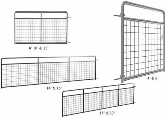 ISO9001 2008年の家畜ワイヤーは農場の塀のゲートを満たした