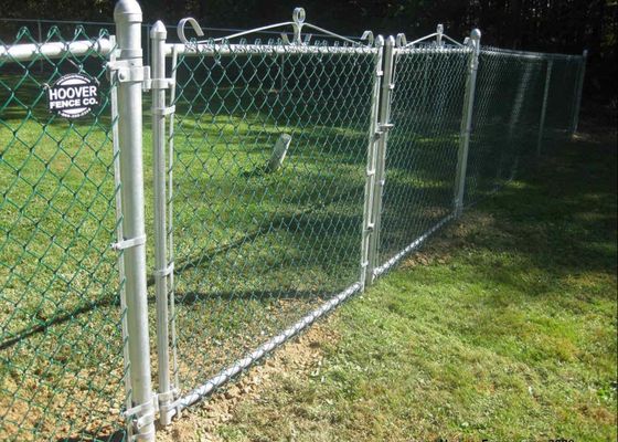 Galvanzied W1000mmのチェーン・リンクの金属の庭の塀のゲート