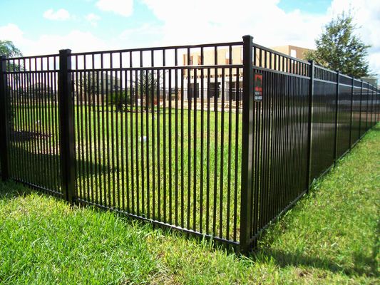 現代の屋外の鋼鉄柵の管状プールの金属の鋼鉄ゲートの反上昇