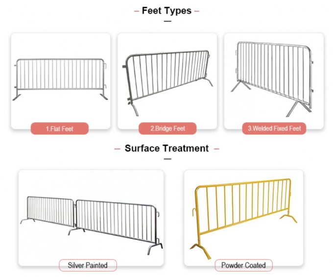鋼鉄コンサート クラッシュ カスタム 群衆制御 バリケード 60 インチ 1