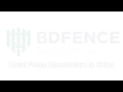 緑のセキュリティ 3D 溶接線網 フェンス ガルバン化 粉末塗装