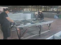 チェーンリンク フェンス フレーム 詳細 磨き