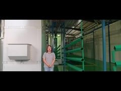 粉末で覆われている方角柱