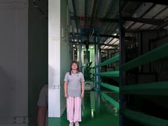 表面処理されたピケットチューブ鋼フェンス