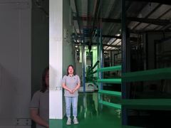 滑らかな管状の鋼鉄フェンス ポスト粉末で覆われた