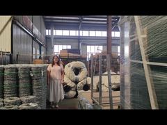 3Dフェンス上部に使用する有刺鉄線の梱包方法