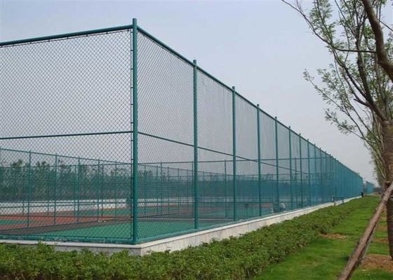 品質  ISO14001 PVC Coated Wire Mesh Diamond Chain Link Fence 工場
