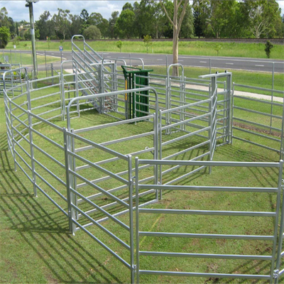 容易に組み立てられる溶接された側面の鉄の熱いすくいの電流を通された鋼鉄農場のゲート