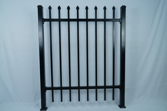 庭の建物 方形管 黒 25*25*1.2mm 槍上フェンス アルミフェンス