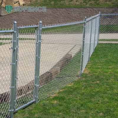 リードウォーキング 2.5mm-3.0mm PVCコーティングチェーンリンクフェンスロール 60 X 60mmホールワイヤ Mesh フェンス 5ftx25FT 1.8-6.0mm 厚さ ダイヤモンドワイヤ Mesh フェンス