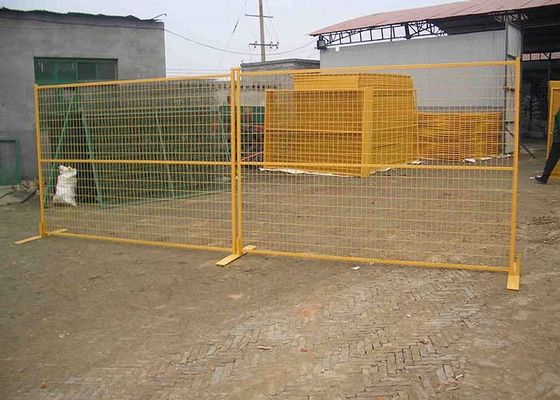 ホットセール 6x10 建設イベント カナダ オレンジ色の一時的なフェンスパネル