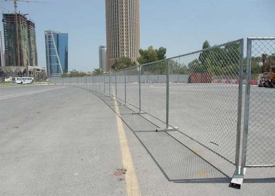 アメリカンポータブルチェーンリンク 建設現場のための一時的なフェンス 仮設フェンス
