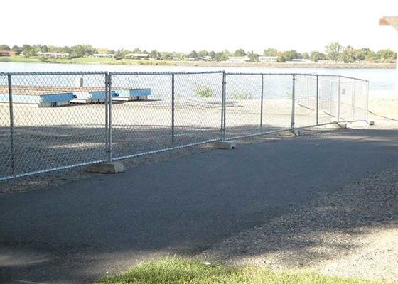 アメリカンポータブルチェーンリンク 建設現場のための一時的なフェンス 仮設フェンス