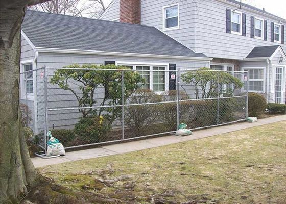 ISO14001チェーン・リンク6FT*12FTの臨時雇用者の構造の塀