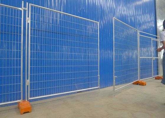 建設現場 アメリカ標準 仮設フェンスプレート 溶接
