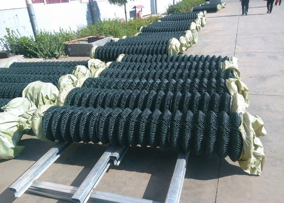 農場のために囲う編まれた2.0mm緑の60x60mmのダイヤモンドのチェーン・リンク
