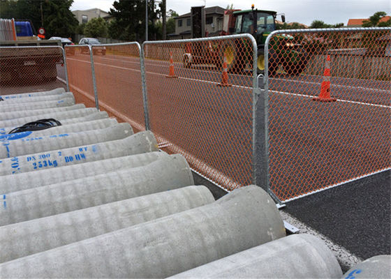 チェーン・リンクの生地の鉄W2.5mの群集整理の塀のパネル