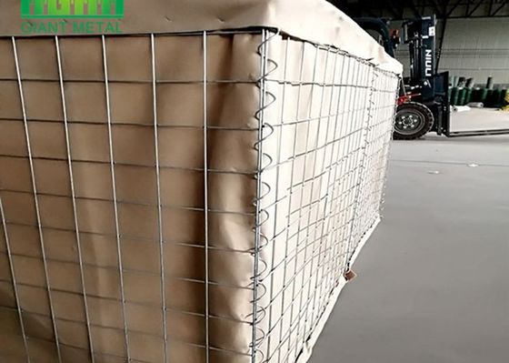 防御的な保護要塞のGabion箱4.5mm軍のHescoの障壁