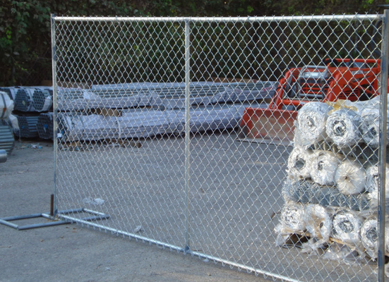 構造のための電流を通された6ftの高さの反腐食の一時的なチェーン・リンクの塀